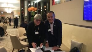 Signing of the partnership between Schneider Electric and SEforAll