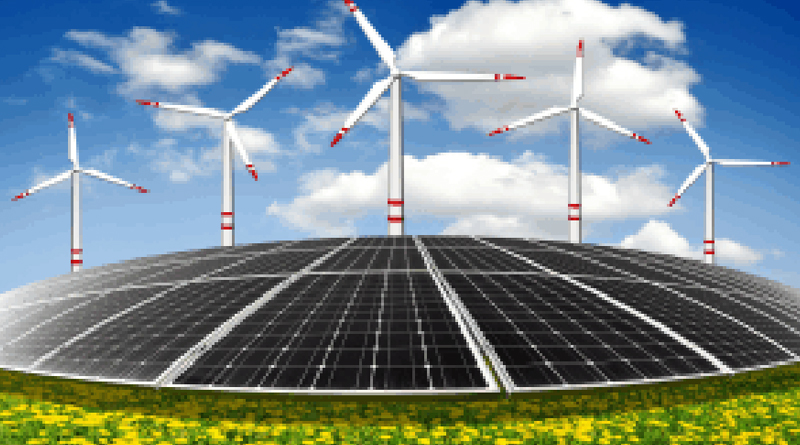 Wind and Solar Hybrid Farm