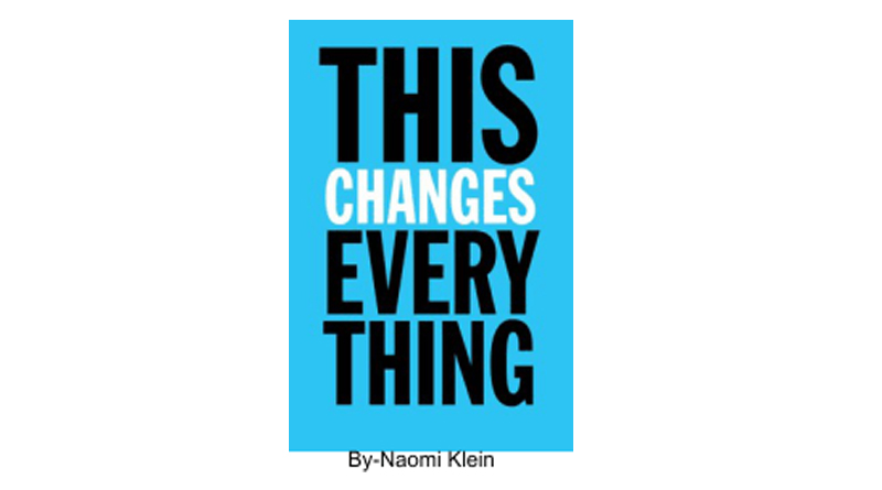 This Changes Everything book by Naomi Klein