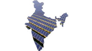 Solar panels in India shape