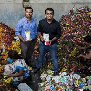 Help Us Green, Kanpur Flower recycling