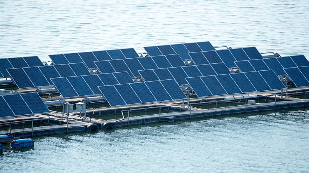 Visakhapatnam floating solar plant