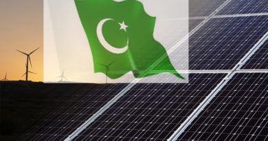 Pakistan uses solar and wind power