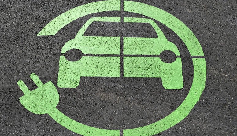 Electric Vehicle Charging Parking Space