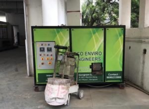compost machine at pahariwala gurudwara