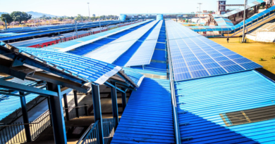 Solar Powered Train Station