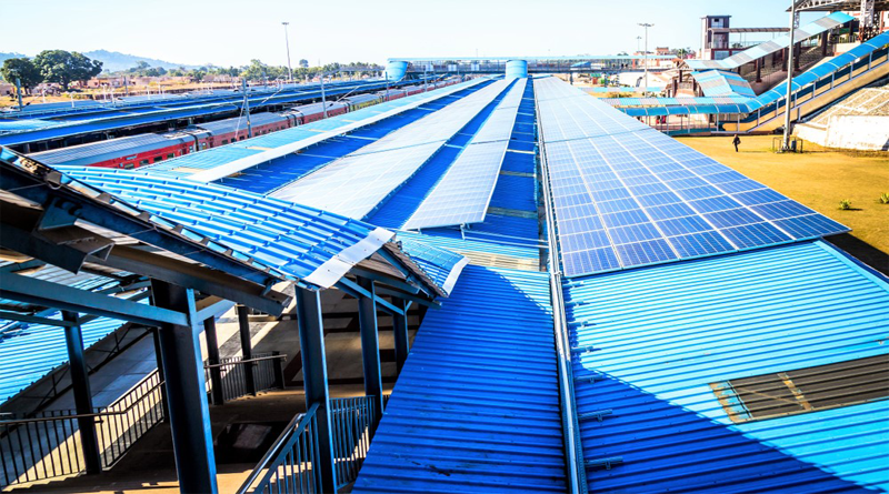 Solar Powered Train Station