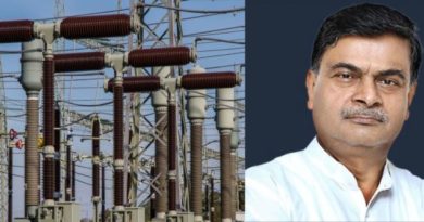 RK Singh with Power Lines