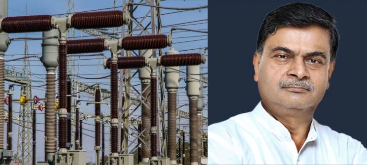 RK Singh with Power Lines