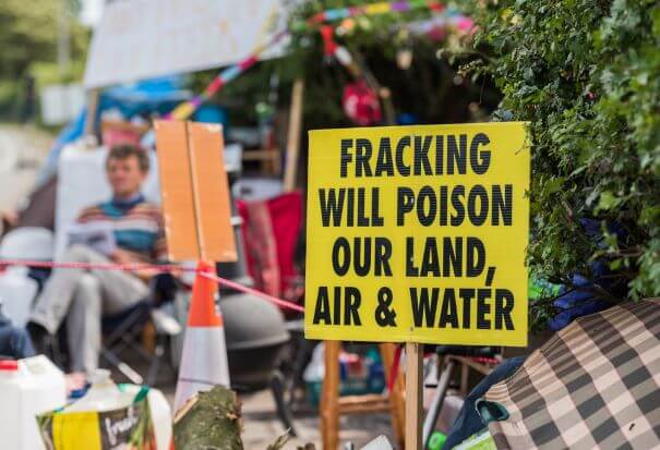 Fracking protest