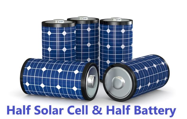 Half Solar Cell and Half Battery