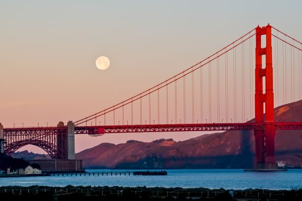 Golden Gate Bridge in California