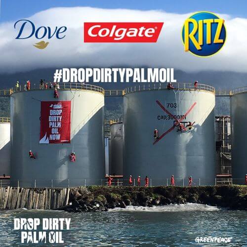 Drop Dirty Palm Oil