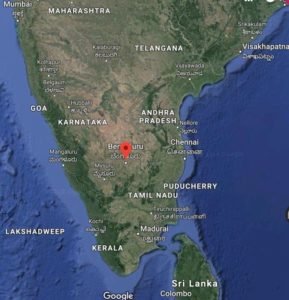 Google map of Bangalore