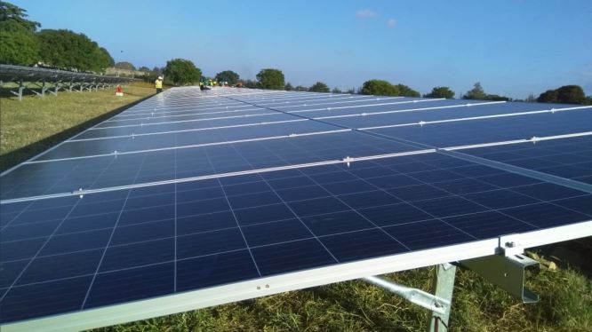 Solar Panels at Kenya Airport