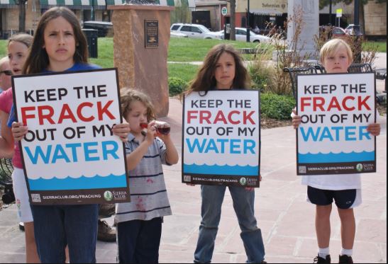 Children Protesting for Clean Water