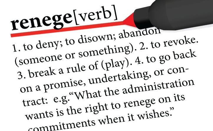Renege