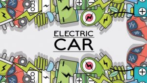 Electric Car Illustration