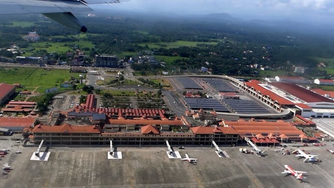 Cochin Airport Ariel view