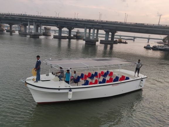 Solar powered Boat in Mahindra