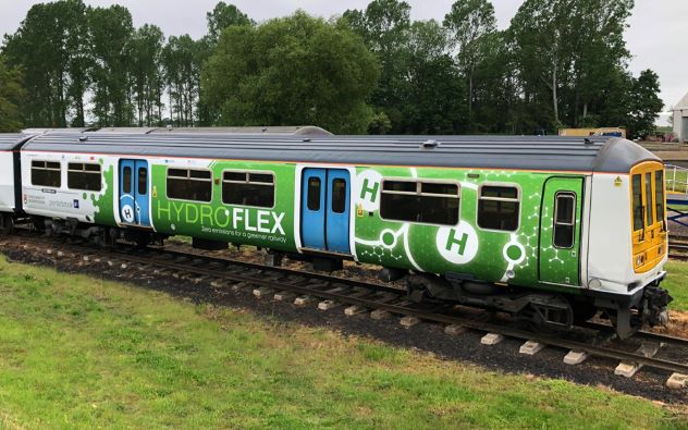 Hydrogen Train Hydroflex in the UK