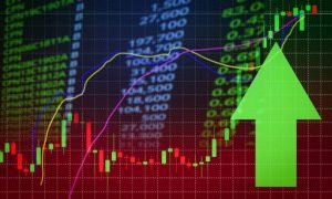 Trading market green