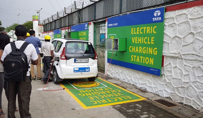 ev-charging station by Tata Power