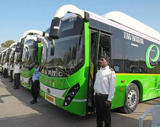 electric buses in Telangana