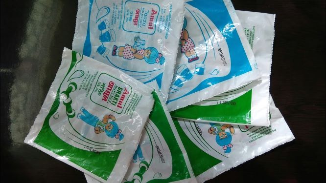 Plastic Milk Pouches