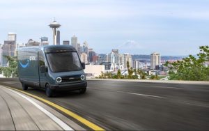 Amazon orders Rivian Electric Delivery Vehicles