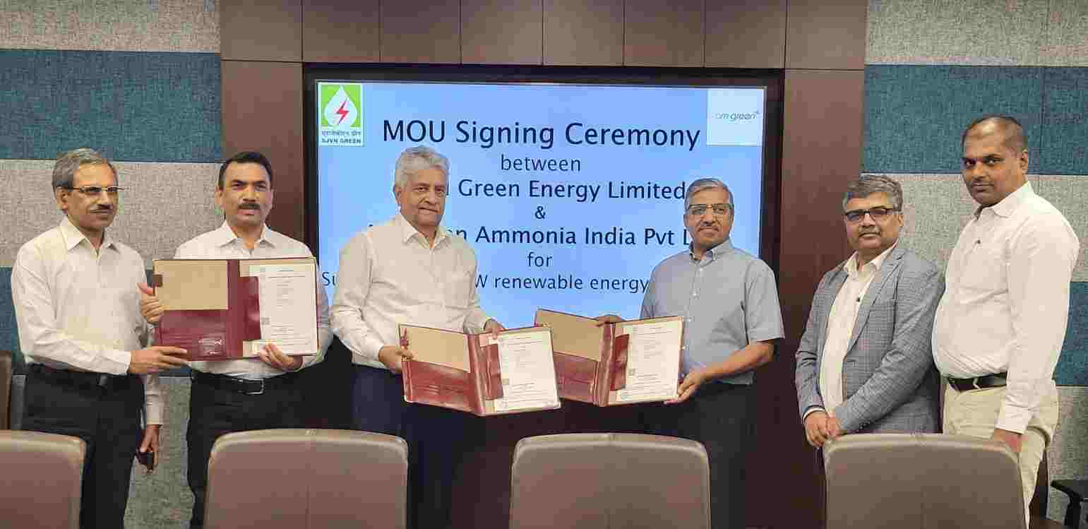 AM Green Ammonia SJVN Green Hydrogen renewable energy