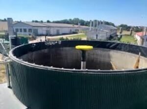 The retrofit membrane specifically targets damage from hydrogen sulphide, a corrosive gas produced during anaerobic digestion that combines with moisture to form sulfuric acid.
