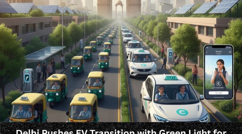 Delhi Pushes EV Transition with Green Light for Shared Electric Taxis