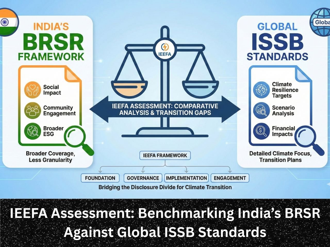 IEEFA Assessment: Benchmarking India’s BRSR Against Global ISSB Standards IEEFA Assessment: Benchmarking India’s BRSR Against Global ISSB Standards