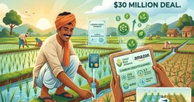 Amazon Signs $30 Million Deal for Carbon Credits from Indian Rice Farmers