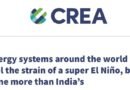 CREA report on El Nino impact with special reference to power demand in India